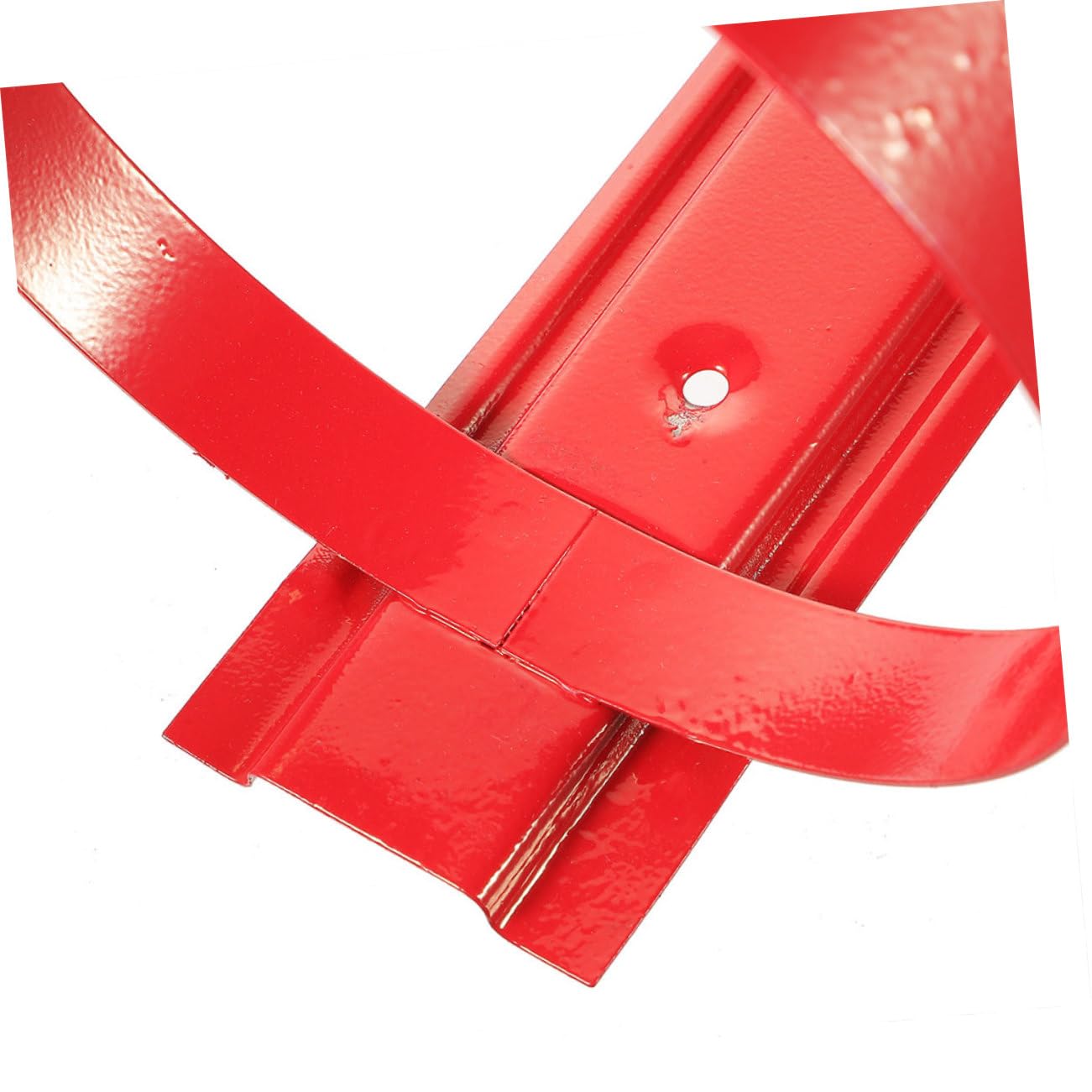 Soporte de Pared para Extintor de Incendios 5kg, Hierro Rojo 2 Piezas | Montaje Fijo, para Coche, Diseño Compacto y Práctico, Compatible Extintores Portátiles