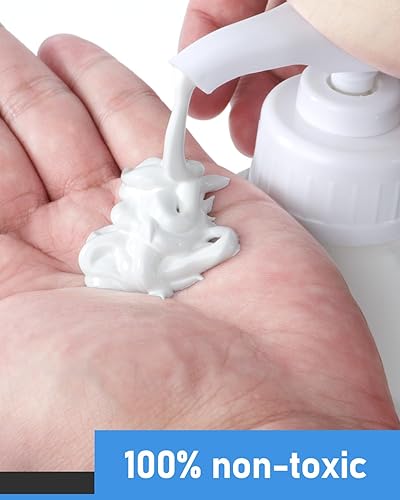 Miniatura 4 de Nicpro Juego de pintura acrílica blanca grande (69 onzas, 69.0 fl oz), suministros de pintura artística no tóxicos para múltiples superficies,