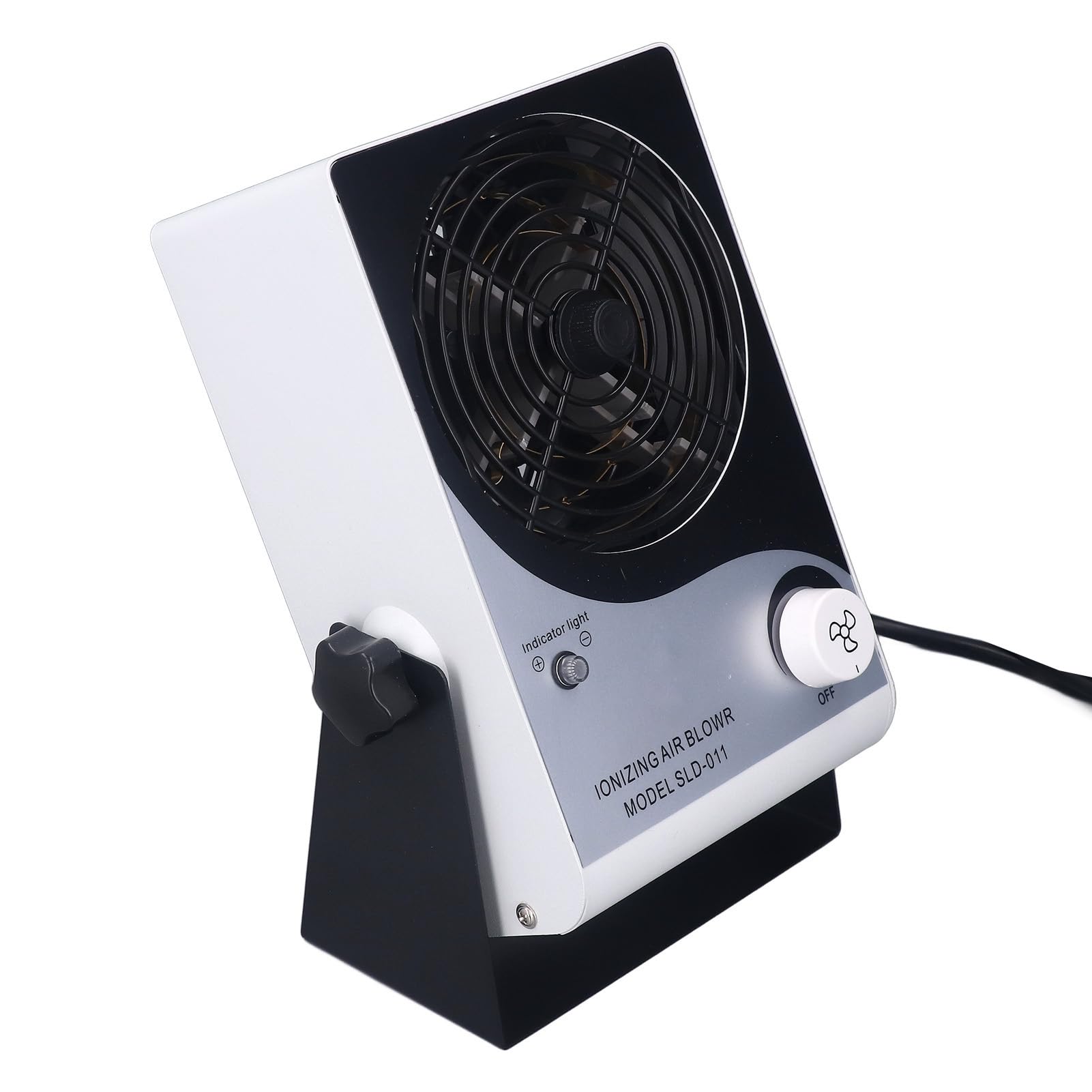 Soplador de aire ionizante, ventilador ionizador ESD de bajo ruido Versátil ventilador ionizador antiestático Ventilador soplador de aire ionizante de sobremesa (Enchufe europeo