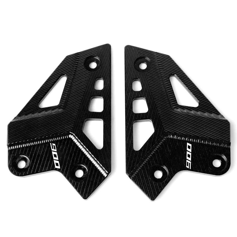 ZHUOWU Z900 Paratacco Accessori Moto Protezione pedana poggiapiedi Protezione Tallone Destra Sinistra parte superiore del tallone per Z900 Z 900 2017-2025 Nero