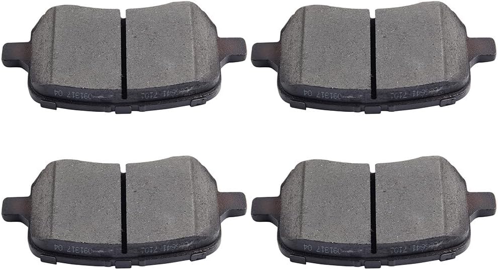 LSAILON [D1160] Front Ceramic Disc Brake Pads Set For Chevrolet Cobalt HHR Malibu For Pontiac G5 G6 Pursuit Solstice For Saturn Aura Ion Sky [4PCS]