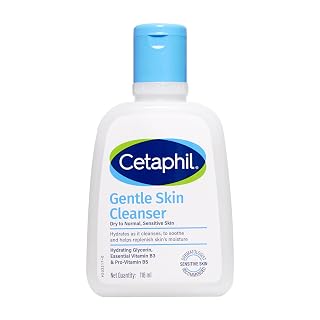 Cetaphil Gentle Skin Hydrating Face Wash 118ml, Paraben Free, Sulphate-Free Gentle Skin Hydrating Cleanser with Niacinamide, Vitamin B5 for Dry to Normal, Sensitive Skin - Amazon product rated Grade A
