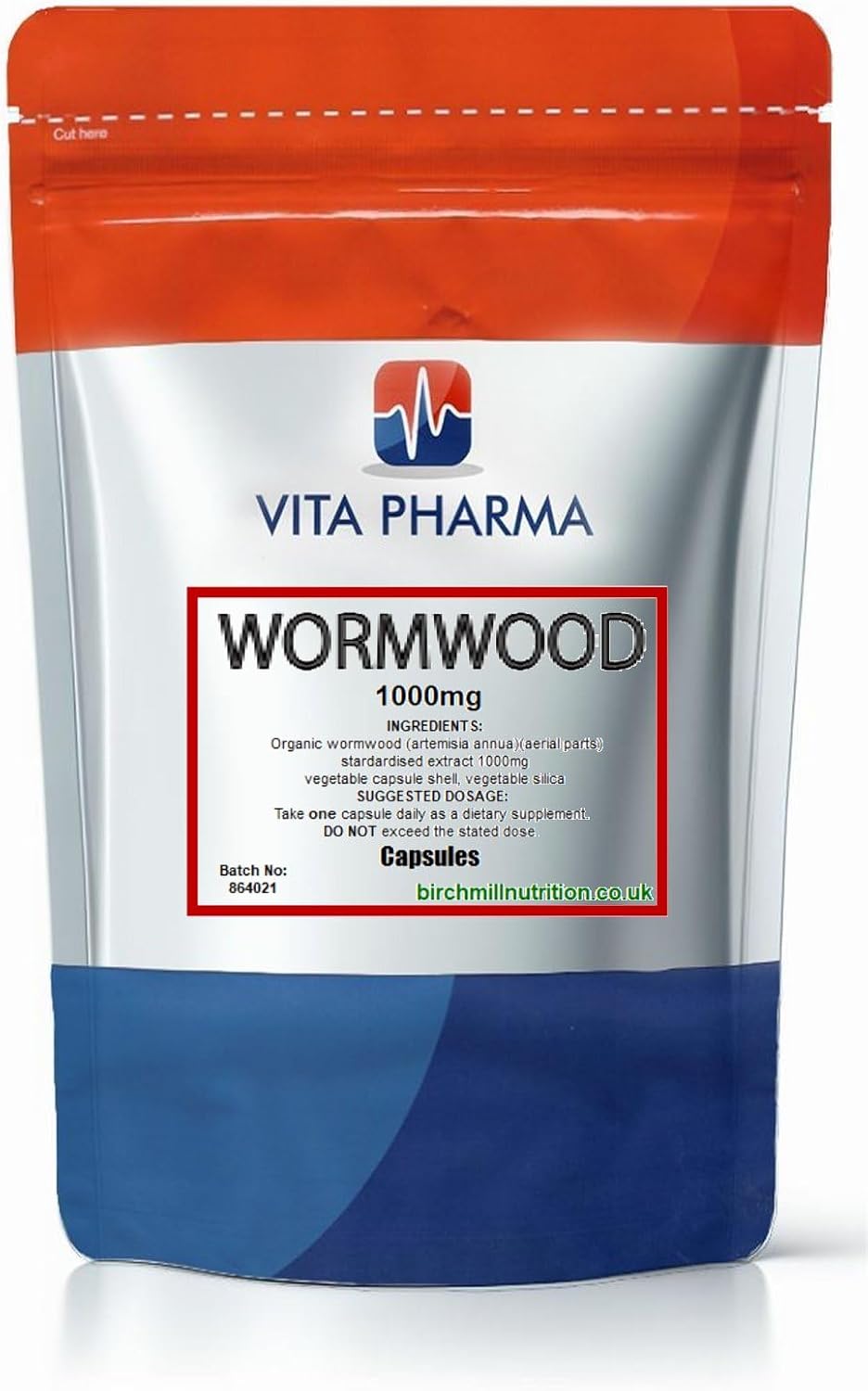 VITA PHARMA Wormwood 1000mg 30 كبسولة