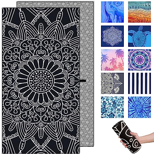 Sand Proof Microfiber Beach Towels Adult – Quick Fast Dry Beach Oversized Accessories For Travel Swim Pool Yoga Camping Blanket Essentials Lightweight Must Haves Items Women Gifts #TOP10
