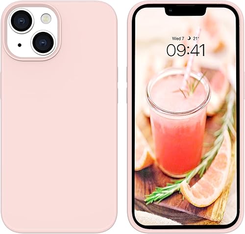 Miniatura 22 de BENTOBEN Compatible con iPhone 14, silicona líquida de gel de goma, forro de microfibra, parte trasera dura, a prueba de golpes, funda protectora