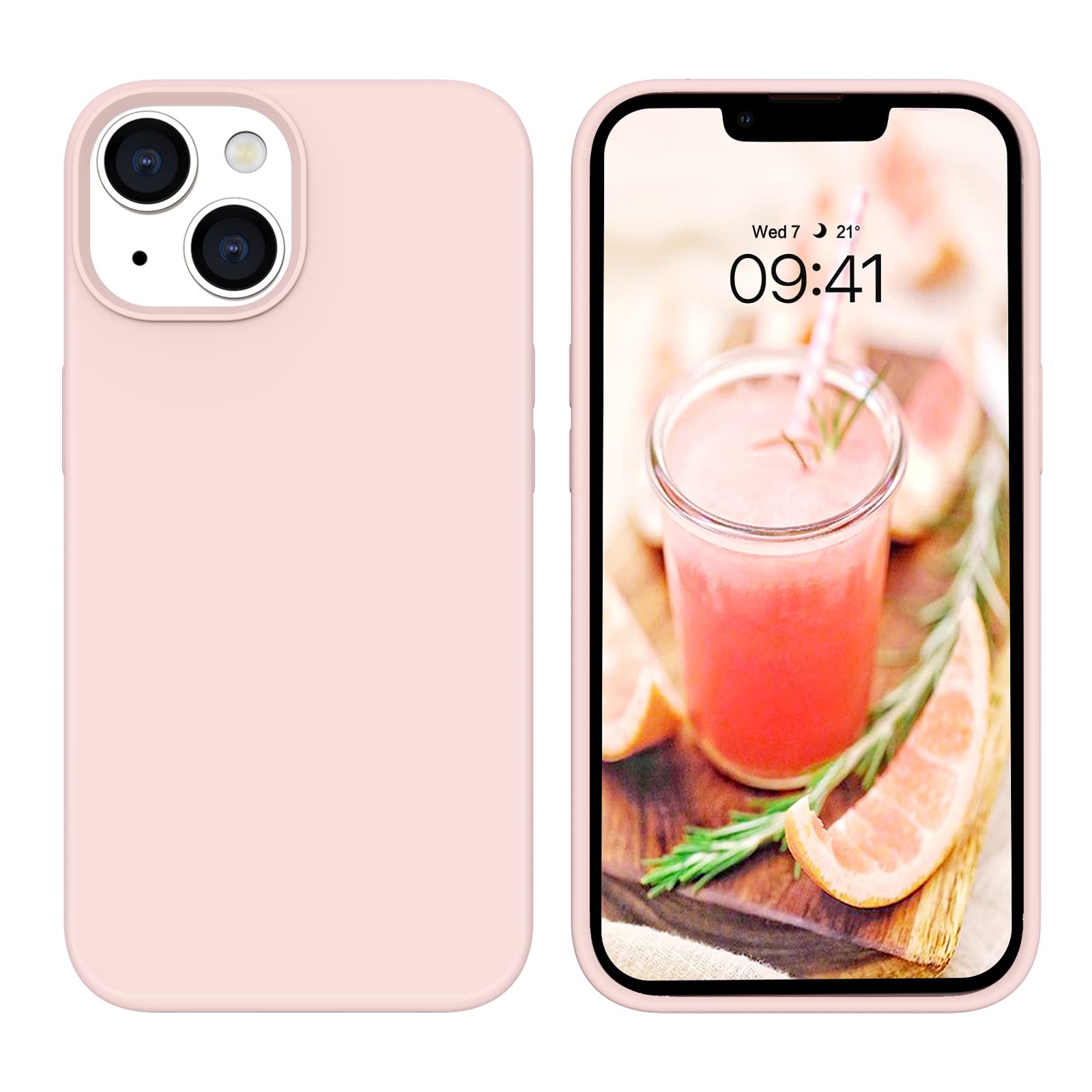 Coque iPhone 14 antichoc en gel silicone doublure microfibre - 8