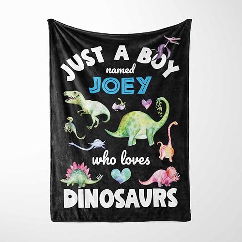 Manta de dinosaurio con nombre personalizado, manta de forro polar personalizada para niño, manta de sherpa personalizada para niño, gran regalo