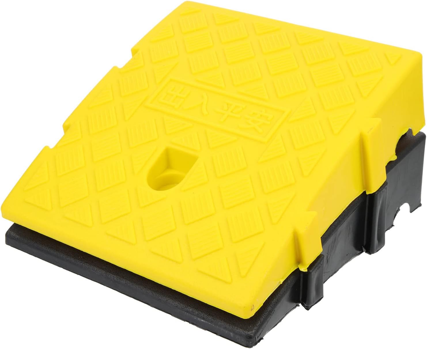 Yardwe 2pcs Slope Ramp Pad for Outdoor Use Plastic Car Ramp for Home Entrances Non- Design for Wheelchairs and Vehicles Lightweight and Portable