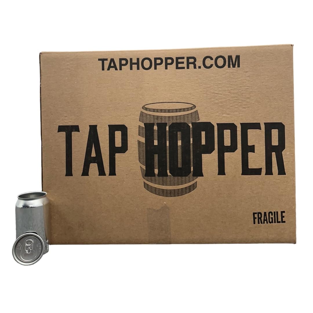 Generic 12oz Standard Aluminum Beer Cans/BOX OF 132 cans / 5.5 cases / 355mL, Silver