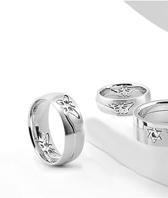 Stainless Steel Bands with Different Designs to Choose from, including Heart, Butterfly, Foot, Gold Plated Stars, Star of David or Musical Note in 6mm or 8mm widths