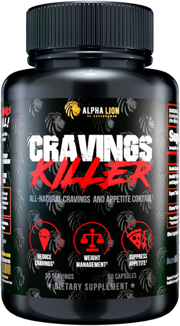 Cravings Killer Supplement with Saffron Extract & Garcinia Cambogia Extract for Metabolism & Diet Support, Helps Control Hunger & More (50 Capsules)