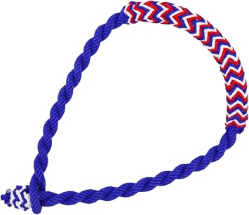 M-Royal Saddles Bosal Neon Azul Charro Algodon Horse Cotton Braided Bosal