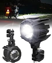 SUPAREE Faretti LED Moto supplementari Faretti led moto con Cablaggio faretti supplementari Moto LED con Cablaggio IP68 impermeabile 9-30V per R1200GS F800GS F650 LC ADV 1190 1190R 1290