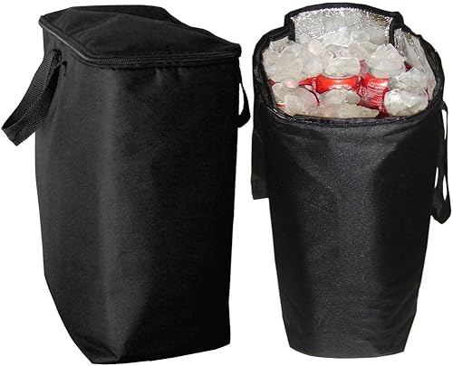 dbest products Smart Cart - Bolsas enfriadoras para carrito inteligente, juego de 2 accesorios aislados para bebidas y alimentos