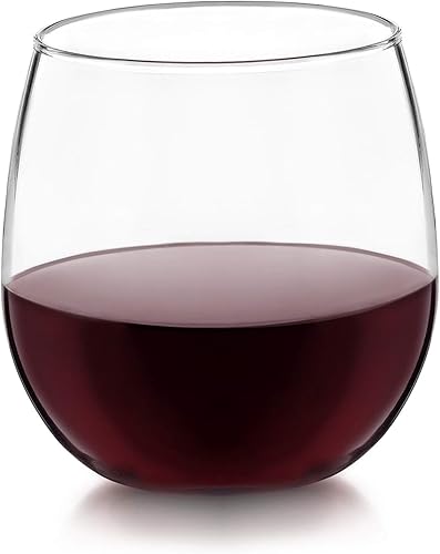 Miniatura 35 de Libbey Vina - Copas de vino tinto (6 unidades) Vino Tinto, Tallo,Vino multiusos, tallo,Claro,Rojo y blanco, sin tallo (embalaje estándar),Vino