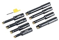 Vista 8 de AccusizeTools - Vástago redondo 3/4 pulgadas, 75 pulgadas, 90 grados, juego de barra de mandrinar indexable, # 2627-9108