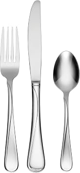 Oneida Flight 12-Piece Stainless Steel Flatware Set, Service for 4
