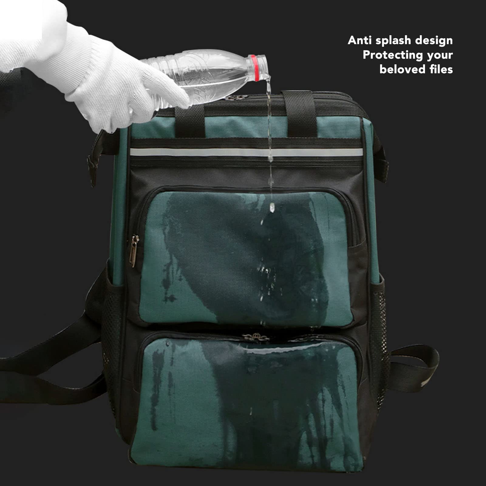 Sac à Outils à Dos Grand, Compartiments Multiples pour (48cm /
