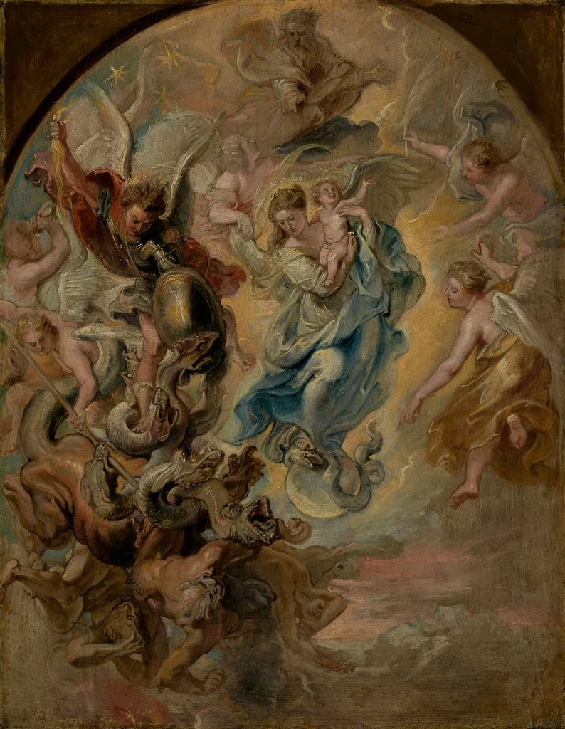 Tableau Toile Rubens de l'Apocalypse 60x90cm pour sublimer un mur vide - 5