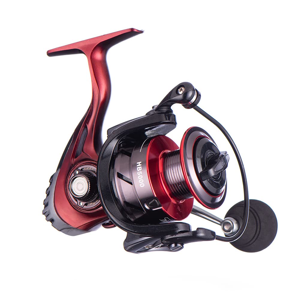 Spinning Reel 12+1BB Ultralight Super Value Smooth Stainless Durable Spinning Fishing Reels Powerful Carbon Fiber 36lb Max Drag High-Capacity CNC Aluminum Spool Saltwater & Freshwater Reels