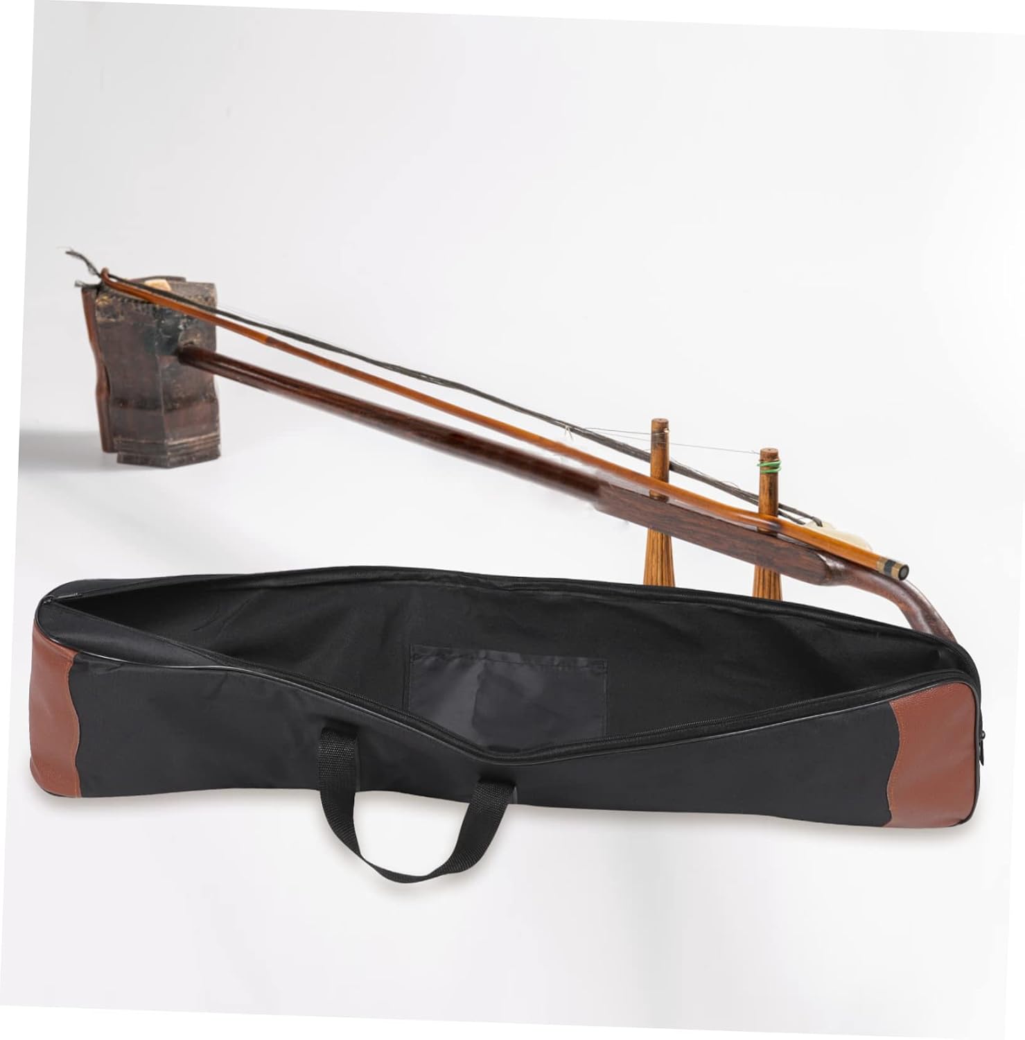 BESPORTBLE Erhu Carrying Case Oxford Cloth Bag for Musical Instrument Padded Scratch-resistant