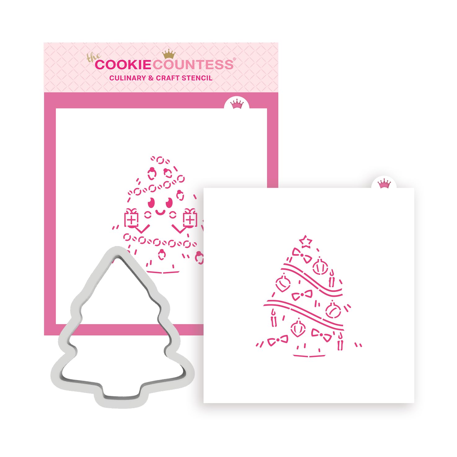 Christmas Tree PYO Stencil Set - Stencils and Cookie Cutter