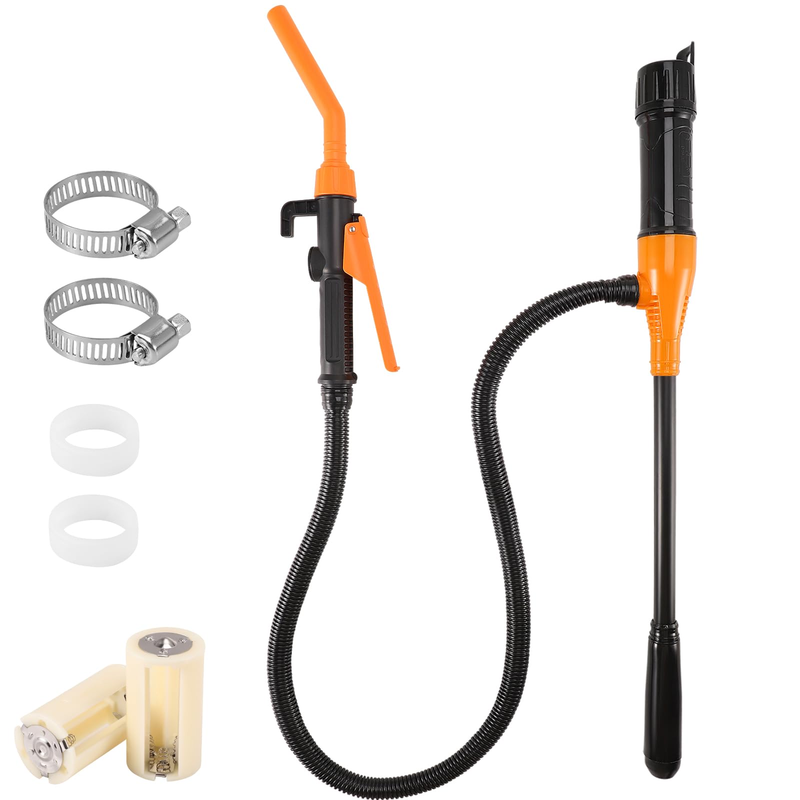 Pompa Elettrica Portatile Per Trasferimento Carburante - Pompa A Batteria 2.2 GPM Per Benzina, Acqua - Foto 3