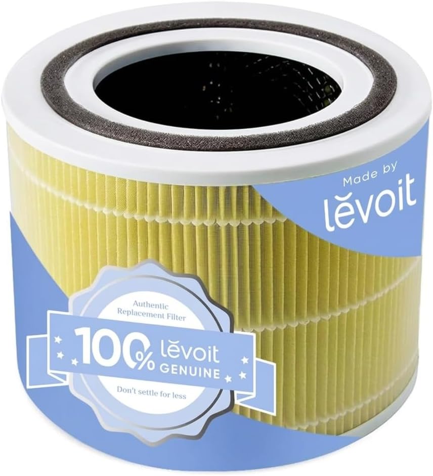 Levoit Core 300 Ersatzfilter für Allergiker und Raucher, hocheffizienter HEPA- & Aktivkohlefilter gegen Allergene, Tierhaare, Rauch und Gerüche, Core 300-RF-PA