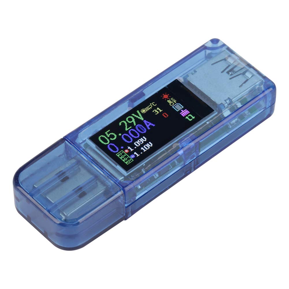 Tester USB Multifunzione Vankarr - Misura Tensione, Corrente, Potenza Per USB-C/PD/QC3.0 - Foto 5