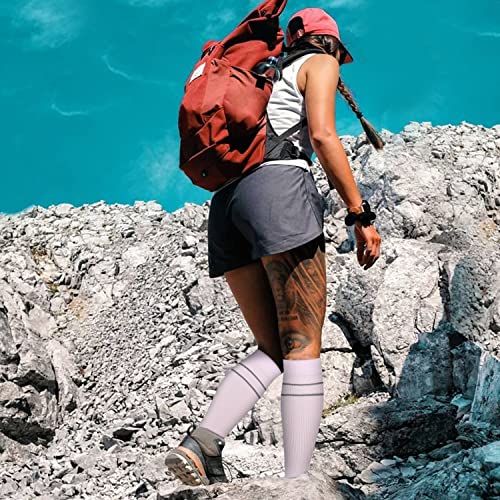 Laite Hebe Compression Socks For Women& Men circulation(8 Pairs),Socks-Best for Running,Sports,Hiking,Flight travel,Pregnancy - Thumbnail 2