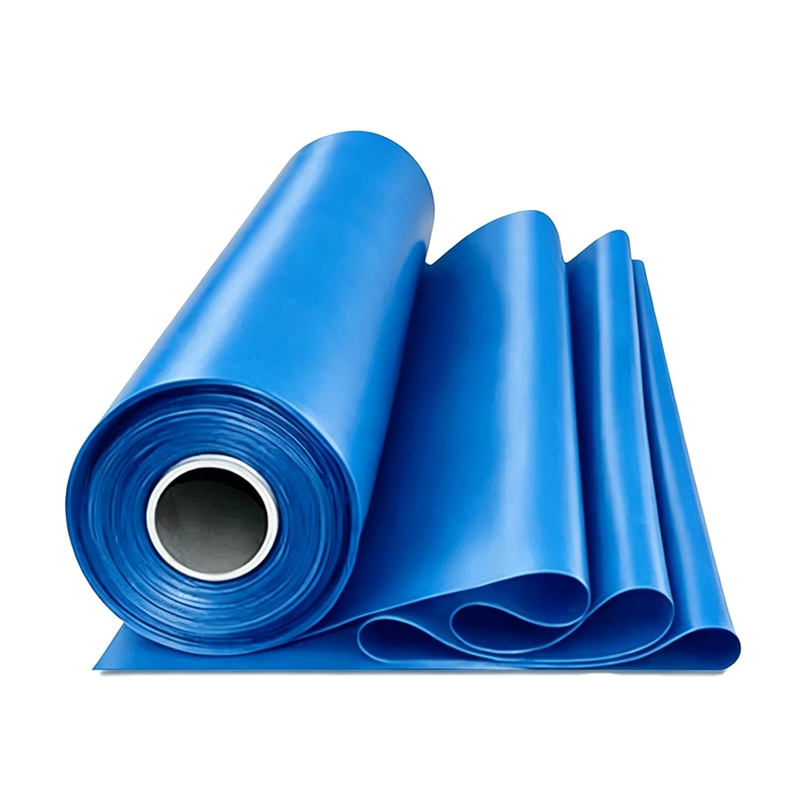 Yopappol Blue Fish-Safe HDPE Pond Liner 6x9FT, Anti-UV Waterproof Underlayment Membrane for Small Koi Pond, Decorative Water Garden and Outdoor Fountain Basin(8x10m(26.2x32.8ft))