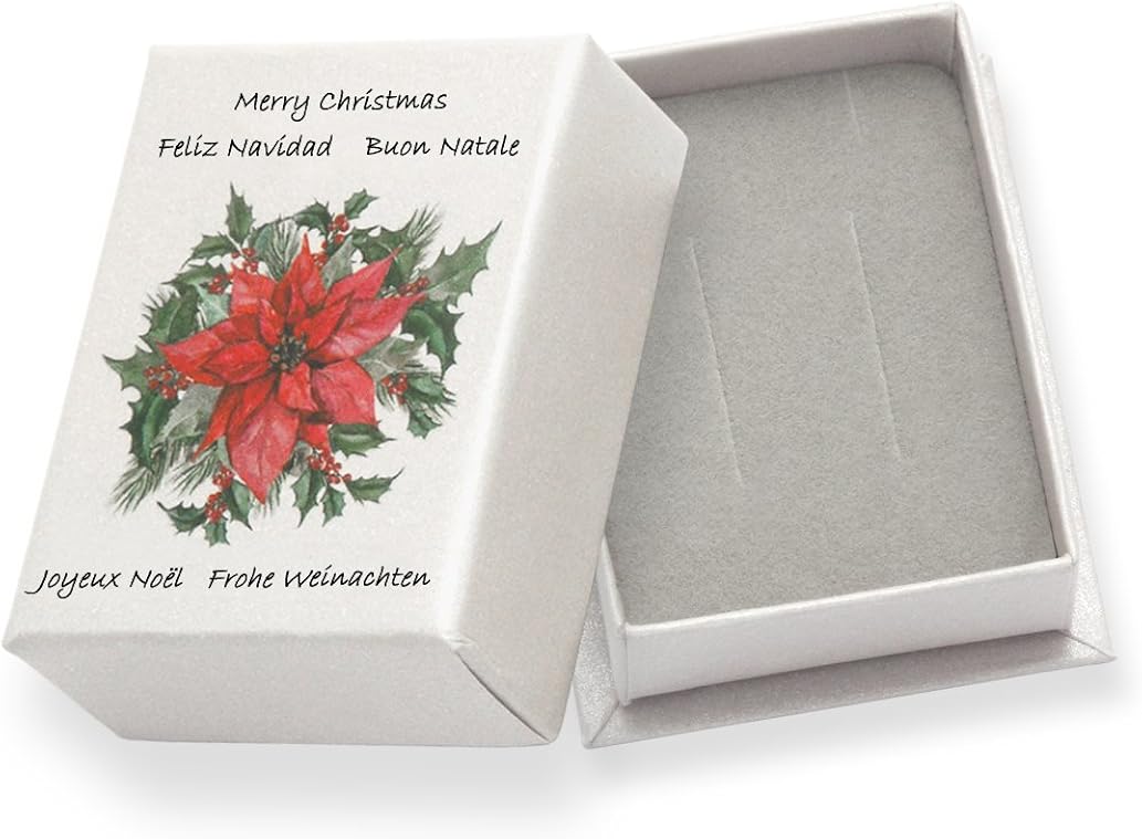 Heather Needham Sterling Silver Snowflake Earrings Size 14mm. plus wires. Gift boxed 6174, Silver,Black - Image 5