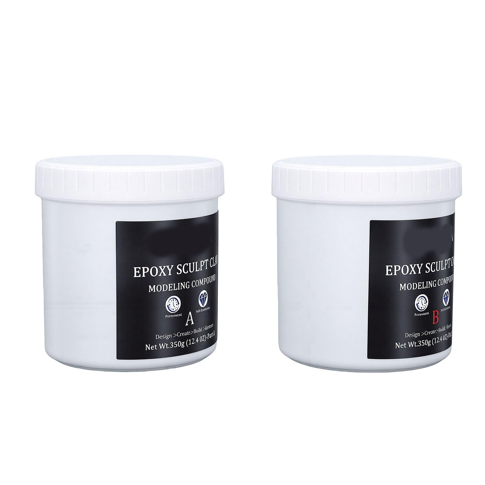 Tnfeeon Selbsthaertende Modelliermasse, 700g A und B, fuer Skulpturen und
