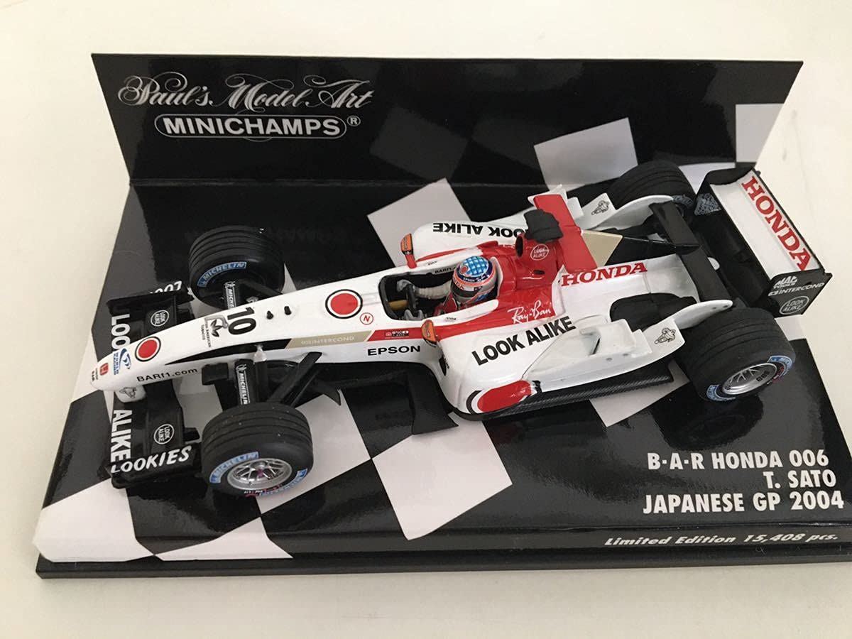 Amazon | 1/43 Minichamps BAR ホンダ 006 佐藤琢磨 日本GP 2004