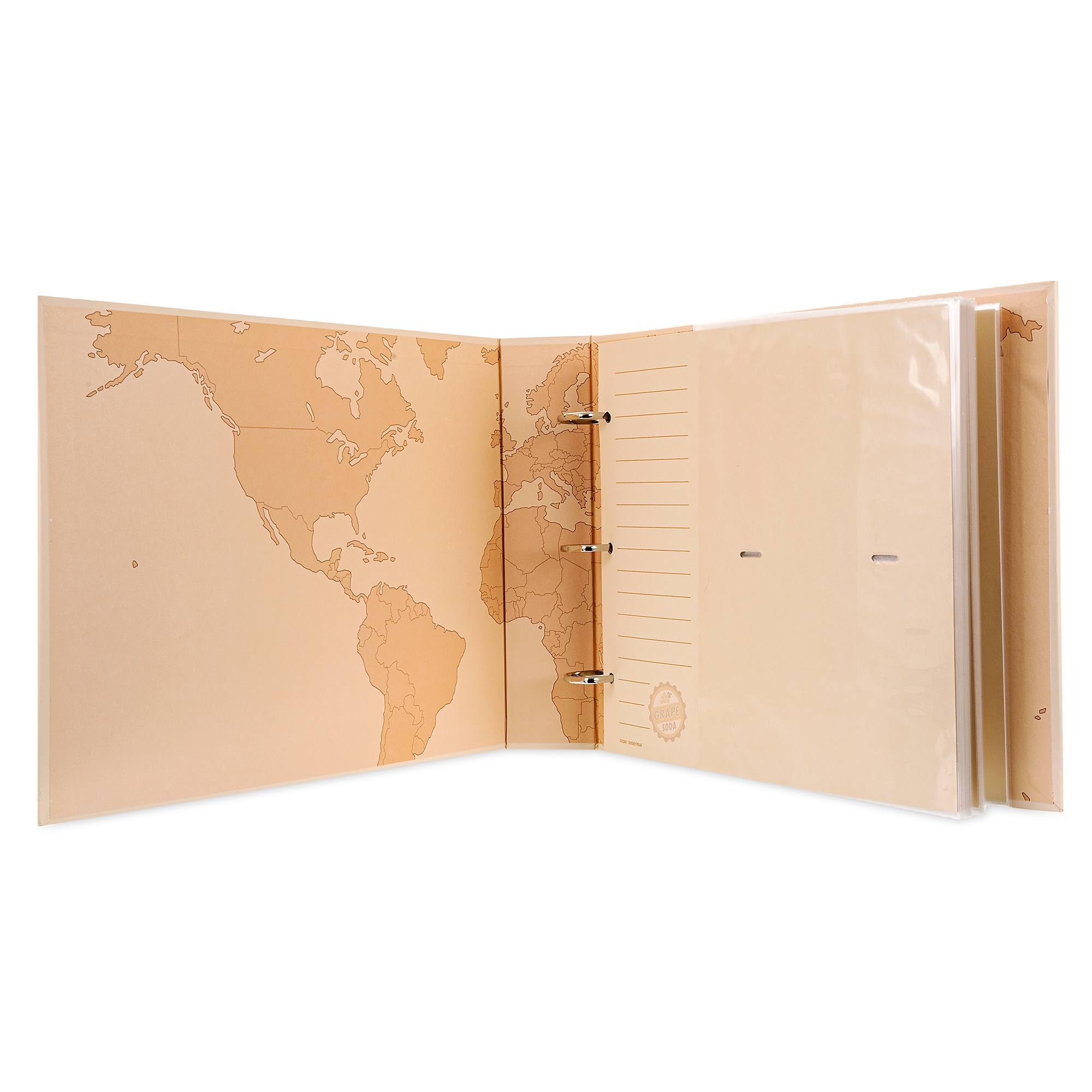 Disney Store Official Album Fotografico di Carl e Ellie, Up, H 23,5 x L 30 cm, quaderno ad Anelli, può Contenere 50 Fogli / 100 Foto