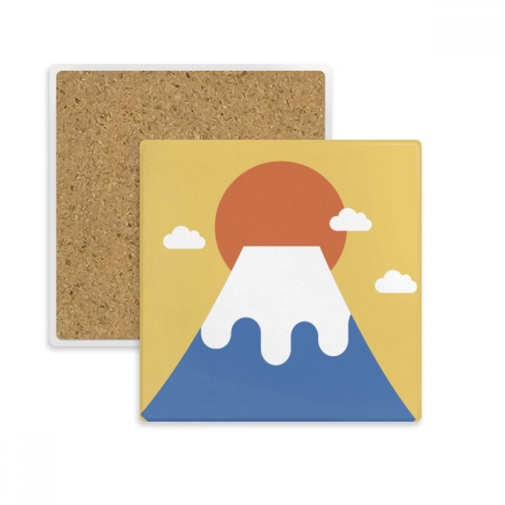 Porte de pierre coaster japonais dessous de verre absorbant haut de gamme