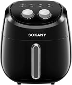 Air Fryer Oven, 4.0 L / 1500W Oven with Touch Control Panel, 6 Cooking Presets for Roast, Reheat, Bake, Auto Shut Off,Nonstick Basket,Timer Selection And Fully Adjustable Temperature Control