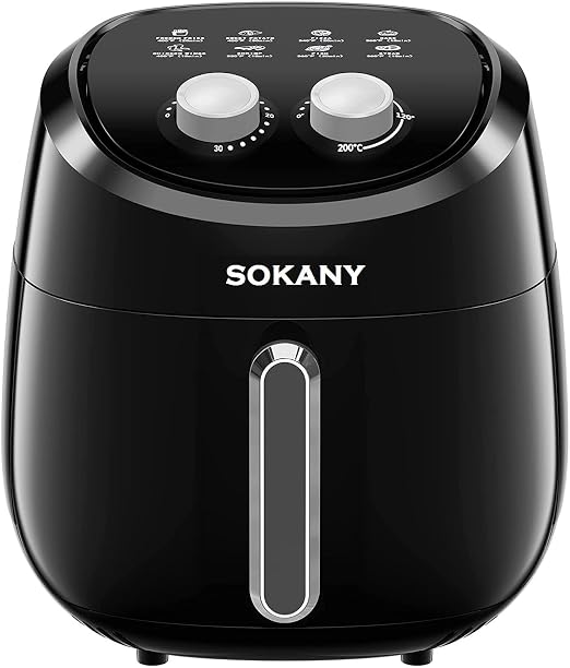 Air Fryer Oven, 4.0 L / 1500W Oven with Touch Control Panel, 6 Cooking Presets for Roast, Reheat, Bake, Auto Shut Off,Nonstick Basket,Timer Selection And Fully Adjustable Temperature Control