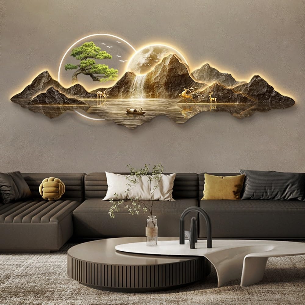 Amazon.com: Qivzixamjr LED Wall Sculptures, Plug-in Power Supply