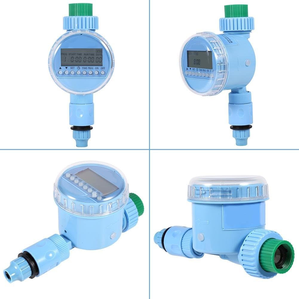1x AC Garden Auto Water Saving Irrigation Controller LCD Digital Watering Timer Automatic Irrigation Equipment US Plug : Patio, Lawn & Garden