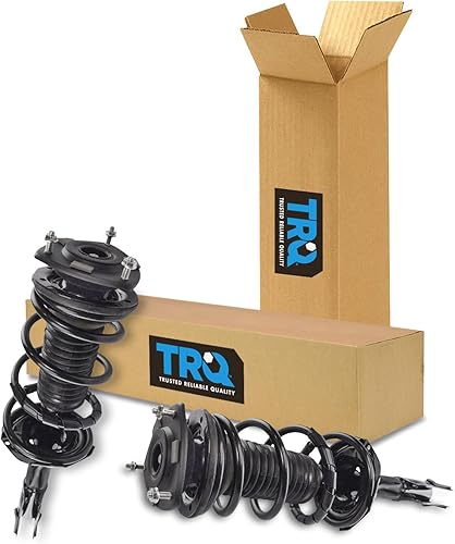 Miniatura 284 de TRQ - Conjunto de puntal delantero y resorte helicoidal (lados del conductor y del pasajero), para auto