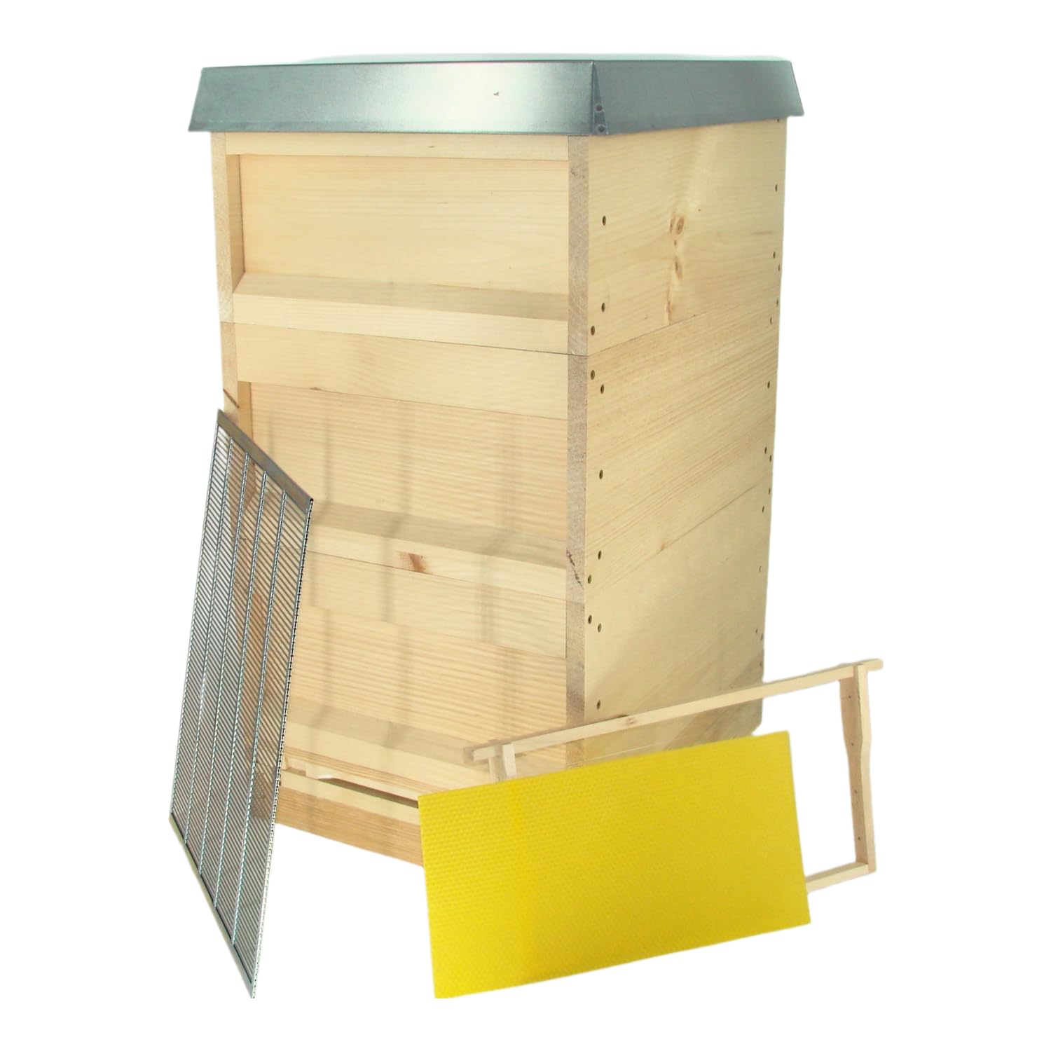 bienenkasten - Zander - Beute - ZN 10 - Weymouthskiefer - Bienen - Imkereibedarf - Tierzubehör - Bienenstock - Bienenbeute - Flow hive - Mittelwände Zander - Bienenhotel - Zander Rähmchen