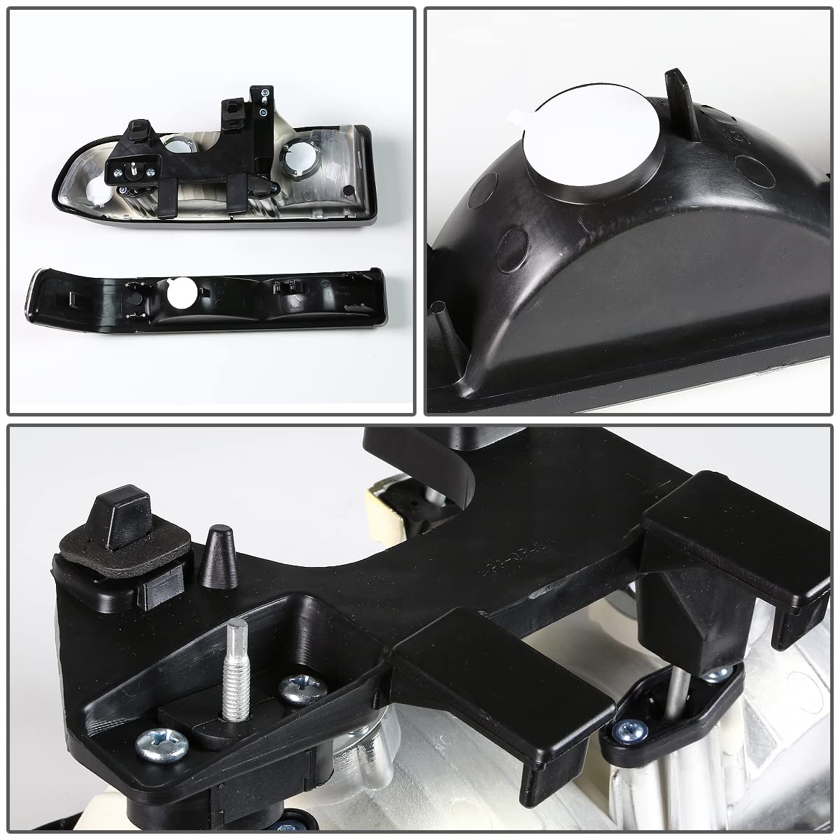 DNA PKW hl-oh-s10984p-bk-am Scheinwerfer Montage, Fahrer und Beifahrer Seite