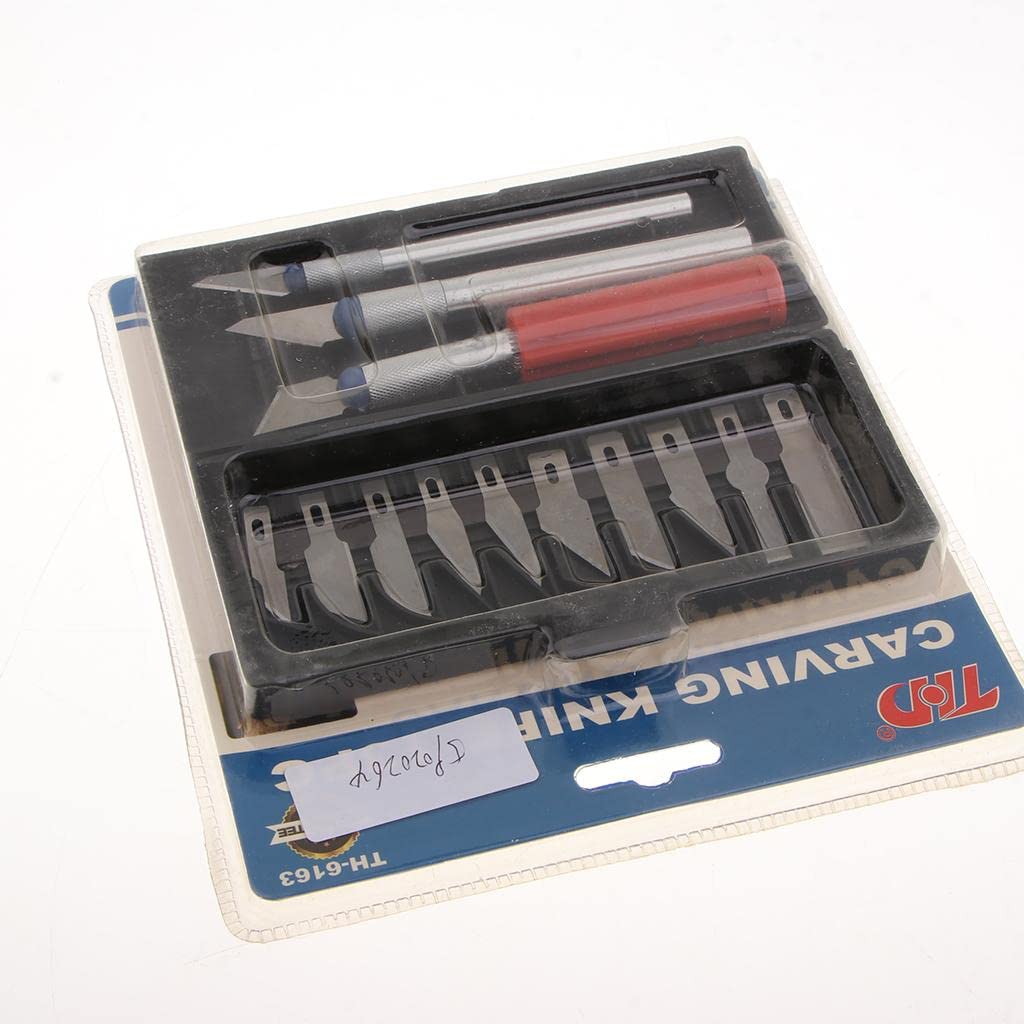 CALANDIS 13 Pieces/Set Art Crafts Graver DIY Tools Cutter Precision Cutting Paper Trimmers Cut Model Paper Craft Hobby Carving