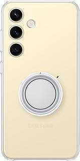 Samsung Clear Gadget akıllı telefon kılıfı EF-XS921 Galaxy S24 için, cep telefonu kılıfı, ayak, şeffaf, çizilmez, parmak tutucu, yüzük tutucu, taşıma kayışı, şeffaf