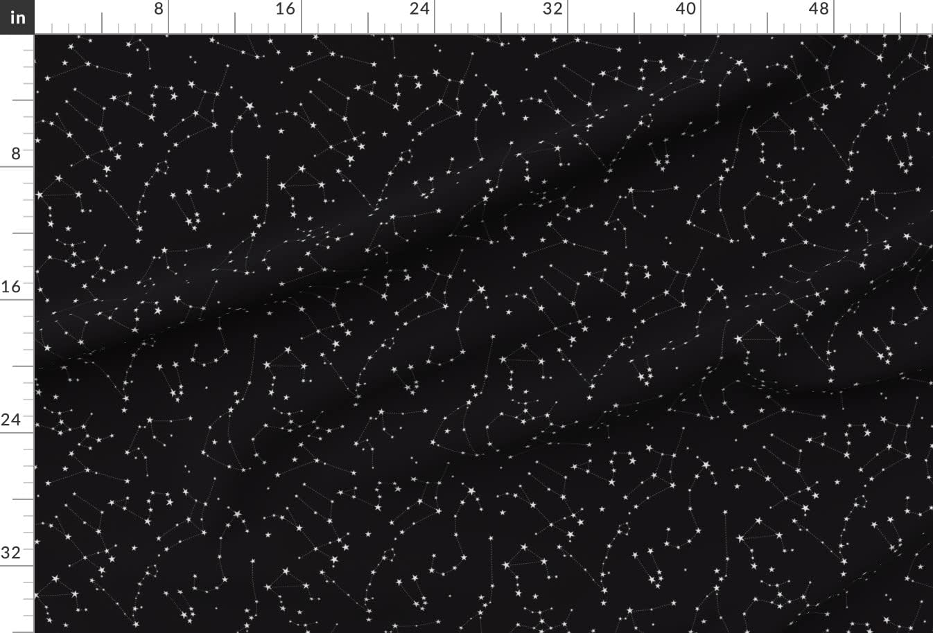 Spoonflower Fabric - Stars Zodiac Constellations Black Constellation Astrology White Sky Printed on Minky Fabric by The Yard - Sewing Baby Blankets Quilt Backing Plush