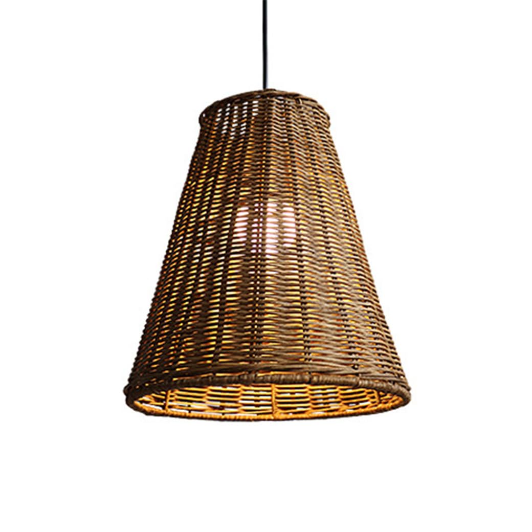 Lustre en rotin tissé à la main pour une élégance côtière unique