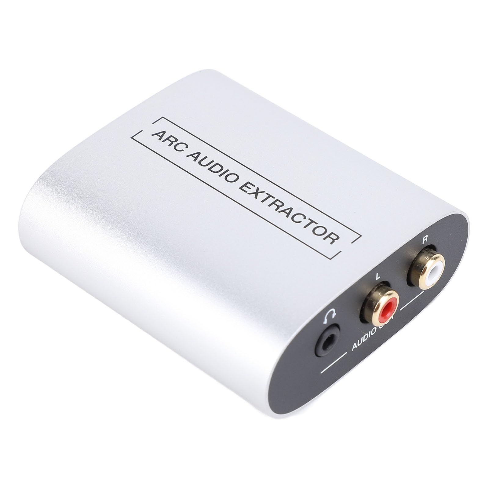Sxhlseller Convertitore Estrattore con Funzione ARC per Televisori Ad Alta Definizione, Supporta Interfaccia Multimediale HD 1.4, Jack da 3,5 Mm, Porte AV LR, Uscita Stereo Analogica, Struttura in