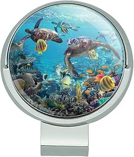 GRAPHICS & MORE Ocean Coral Reef Sea Turtles Diving Golf Hat Clip with Magnetic Ball Marker