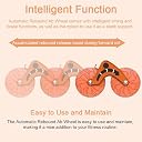 Whixant New Automatic Rebound Ab Abdominal Exercise Roller with Elbow Support and Timer, Automatic Rebound Abdominal Wheel Perfect Core Exercise Equipment for Home Workouts Gym Fitness gallery image